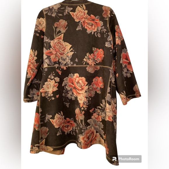 Solitaire for Anthropologie Faux Suede Duster - Picture 2 of 6